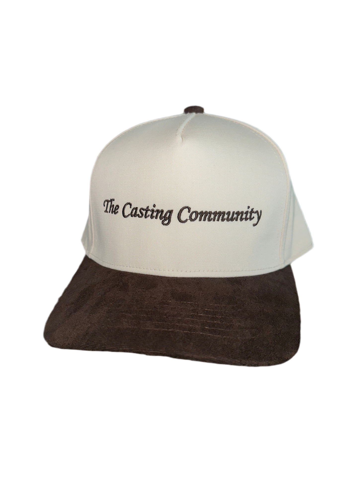 BROWN CAP (SUEDE BILL)