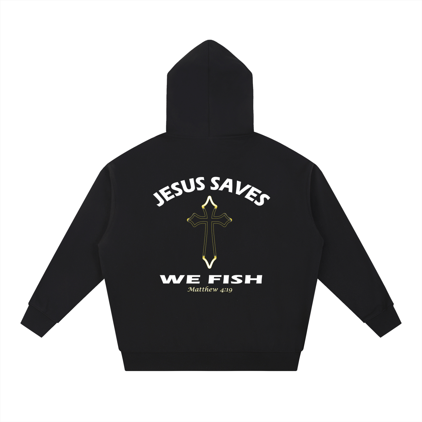 JESUS FISHES HOODIE