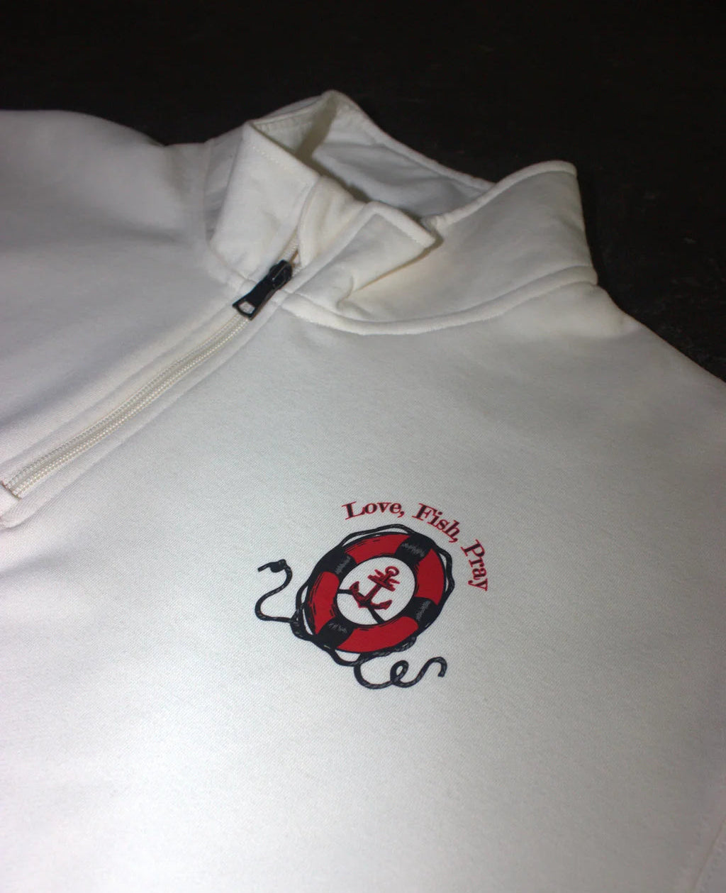 LOVE-FISH-PRAY (1/4 ZIP)