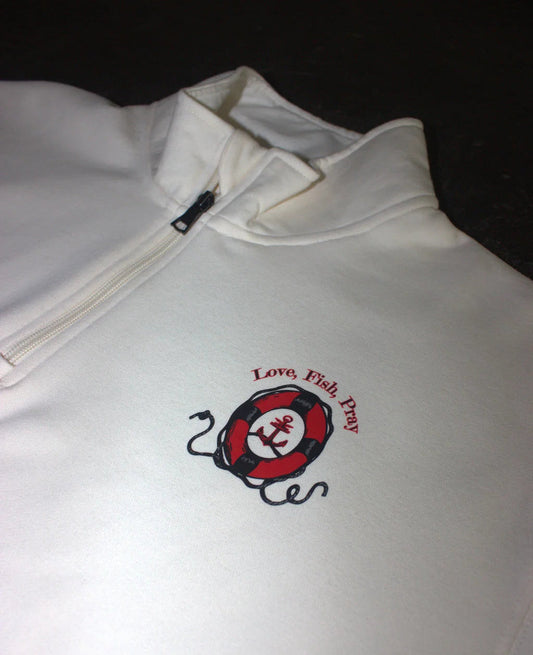 LOVE-FISH-PRAY (1/4 ZIP)